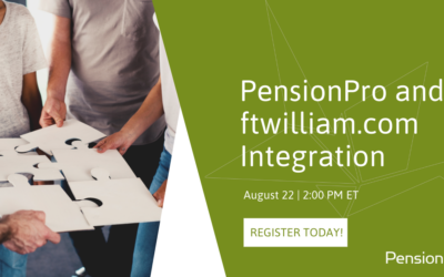 PensionPro and ftwilliam.com Integration